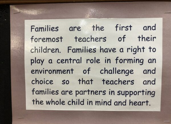 Family School Connection Vital to Belonging