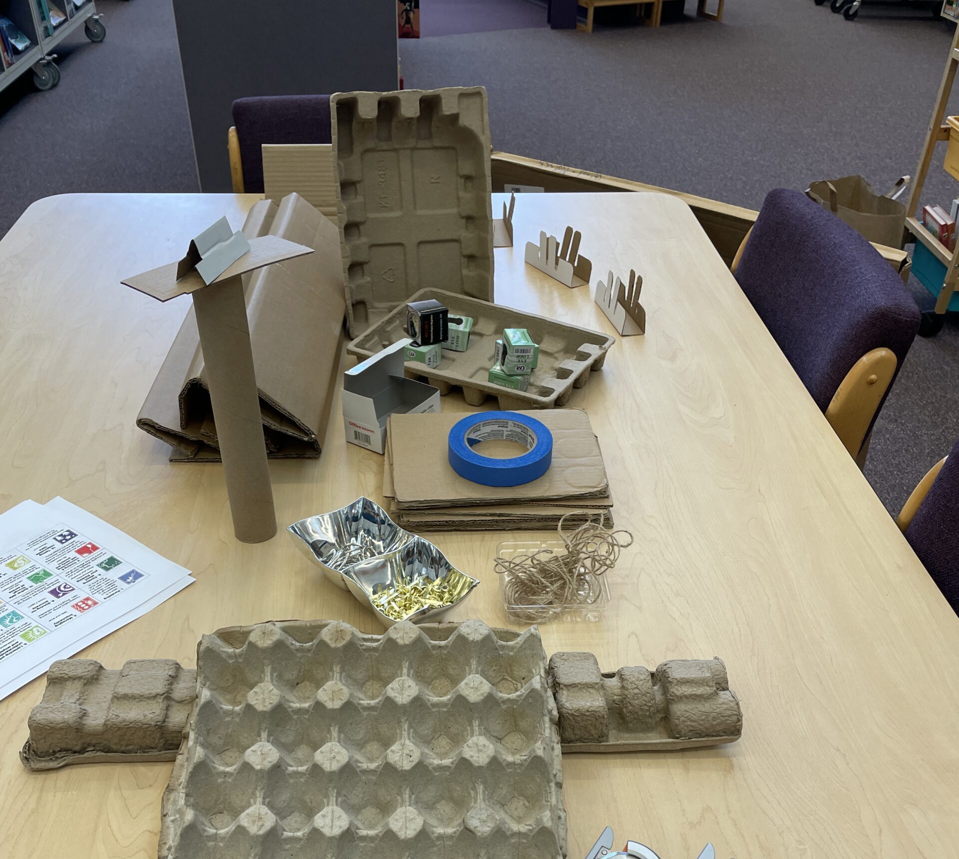 Setting the Table: Cardboard